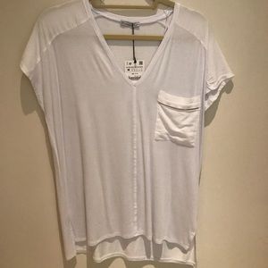 White Zara basic T
